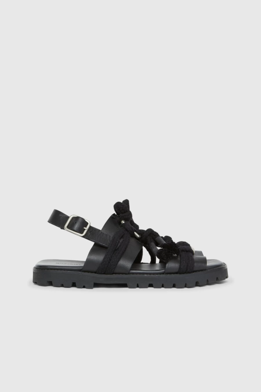 Rodebjer Women's Black Tia Sandals | Stylish & Comfortable Footwear