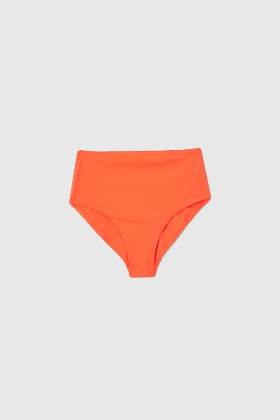 Rodebjer Women's High Waisted Bikini Pants in Hot Tangerine - Bommie Style Swim Bottoms