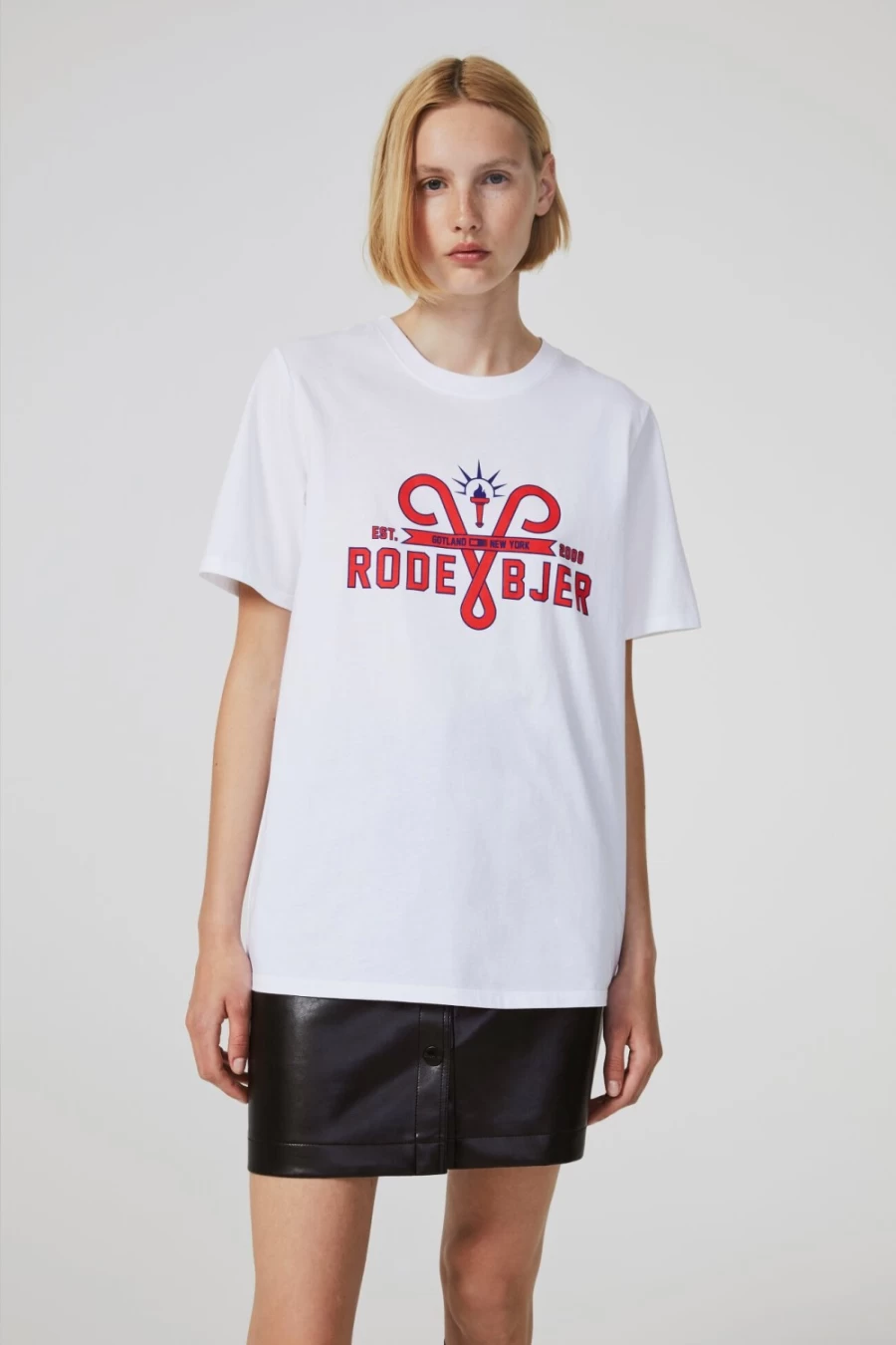 Rodebjer Women's White Willis Oversized T-Shirt
