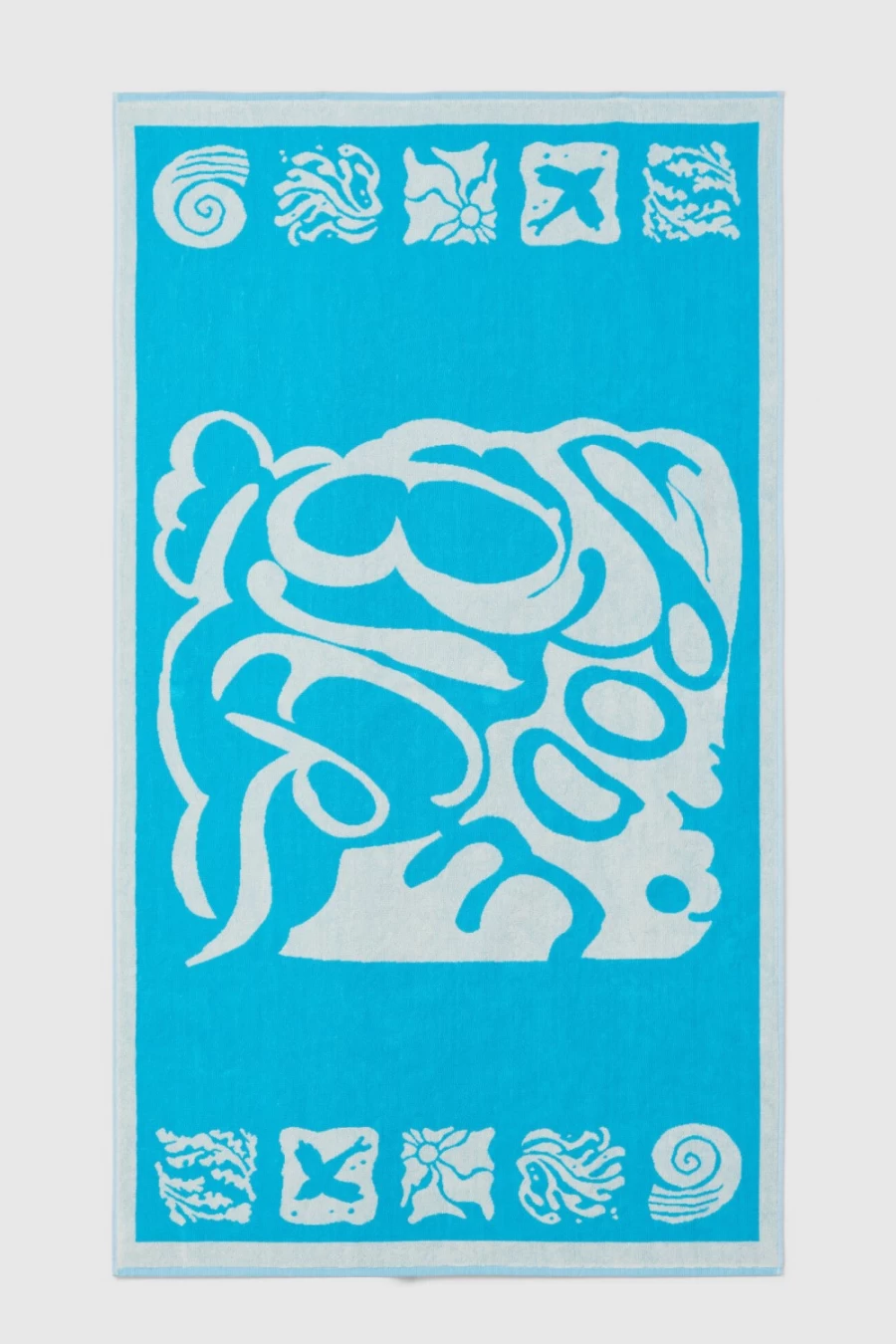 Rodebjer Women's Tropic Blue Beach Towel - Soft, Quick-Dry & Stylish Coastal Essential