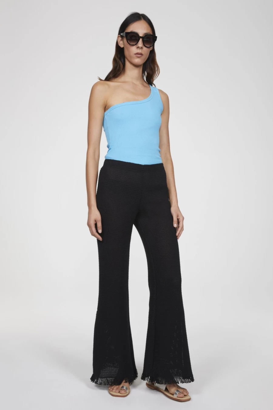 Rodebjer Women's Black Niccola Flared Pants