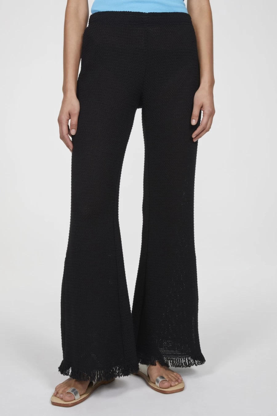 Rodebjer Women's Black Niccola Flared Pants