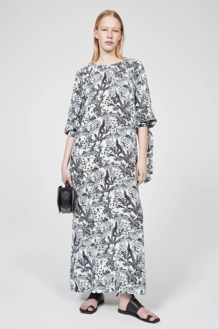 Rodebjer Women's Ocean Mint Jungle Print Wava Dress