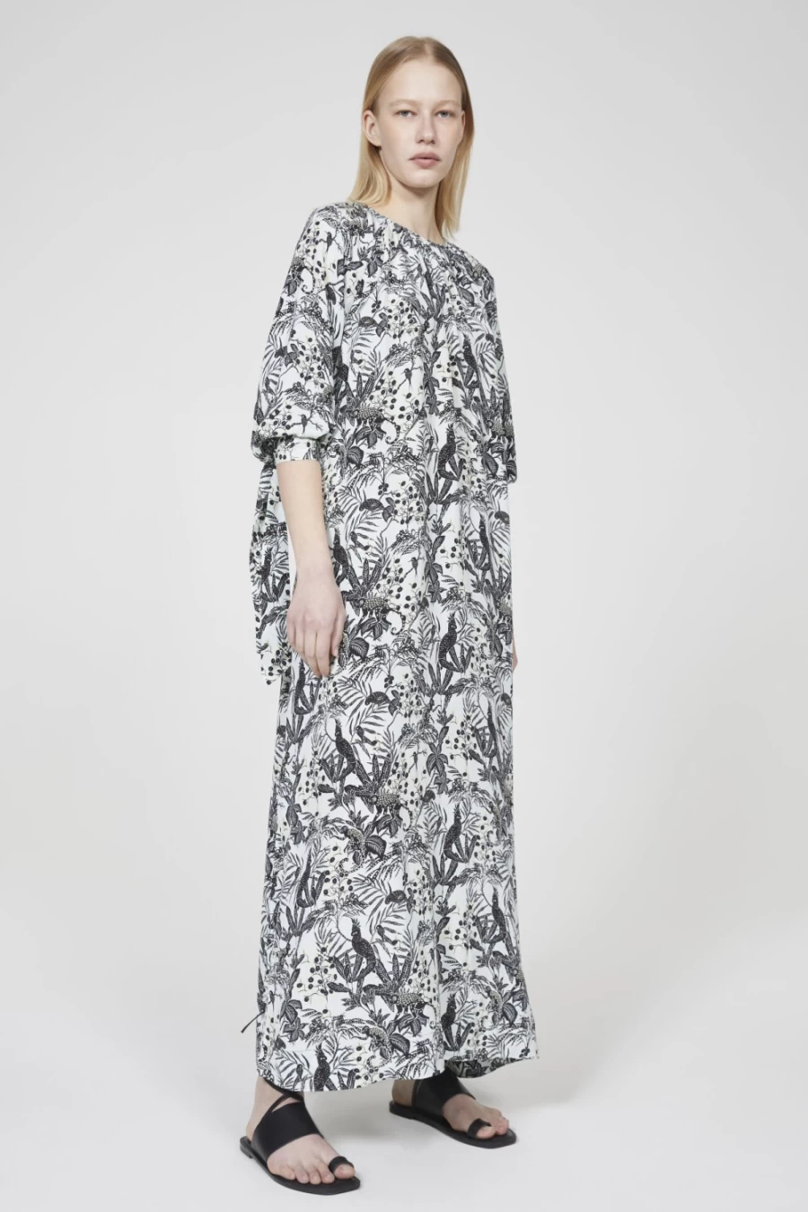 Rodebjer Women's Ocean Mint Jungle Print Wava Dress