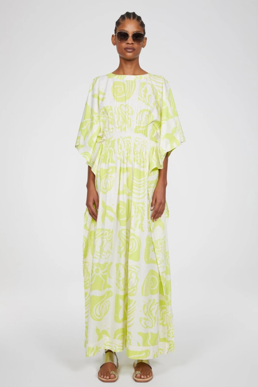 Rodebjer Women's Lime Cotton Mistie Dress - Stylish & Comfortable Summer Outfit