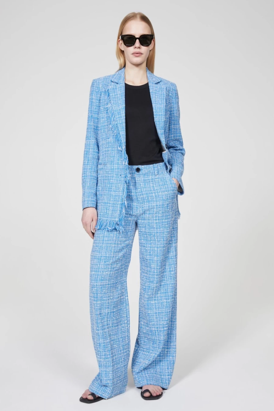 Rodebjer Women's Blue Esta Pants - Stylish Comfort for Everyday Wear