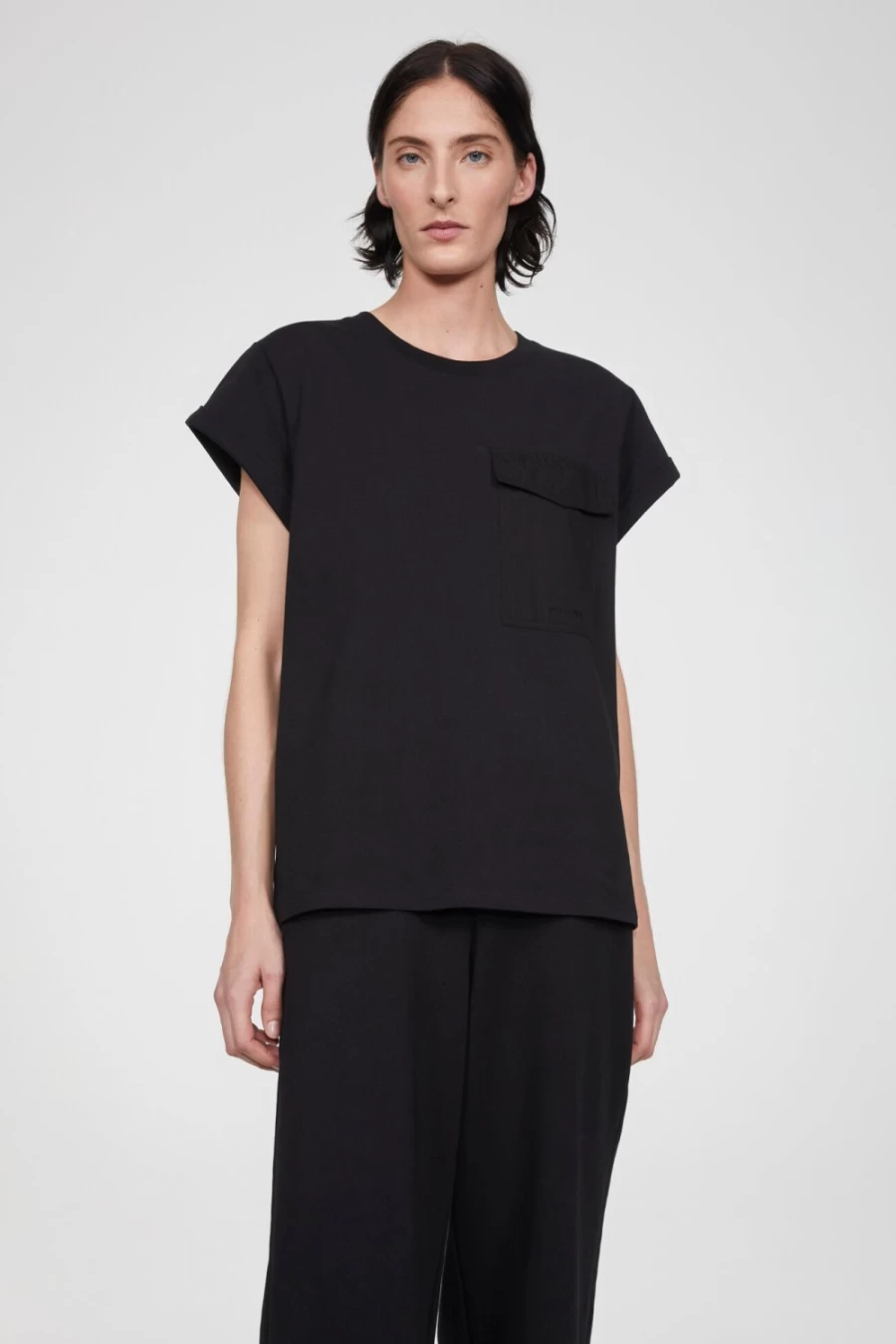 Rodebjer Women's Black Nora Cotton Top - Comfortable & Stylish Blouse